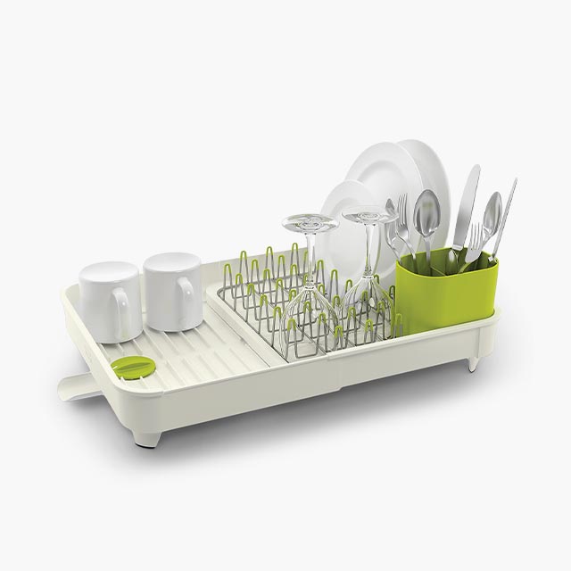 Extend™ White Expandable Dish Drainer
