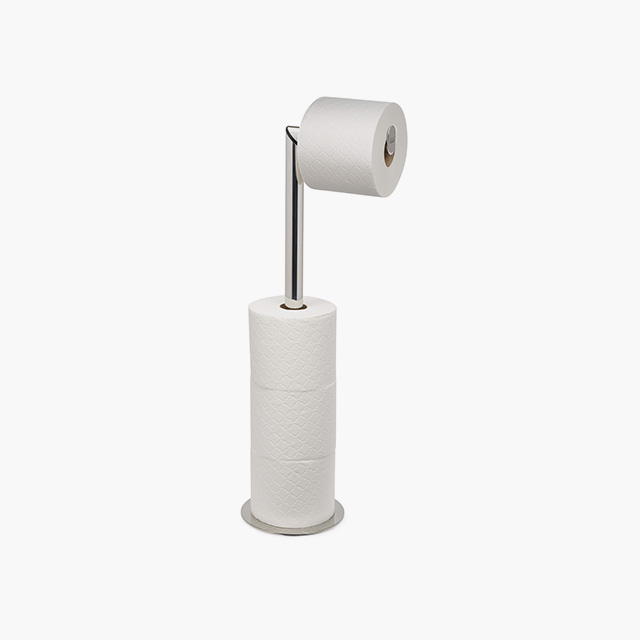 EasyStore™ Luxe 2-in-1 Stainless-steel Toilet Roll Stand
