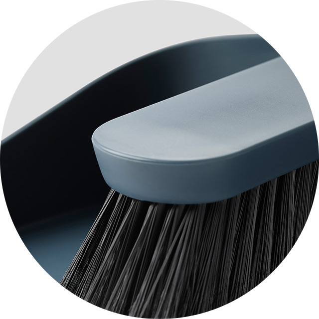 CleanStore Blue Wall-mounted Dustpan & Brush