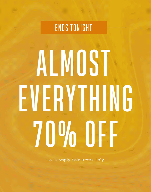 Almost Everything 70% Off