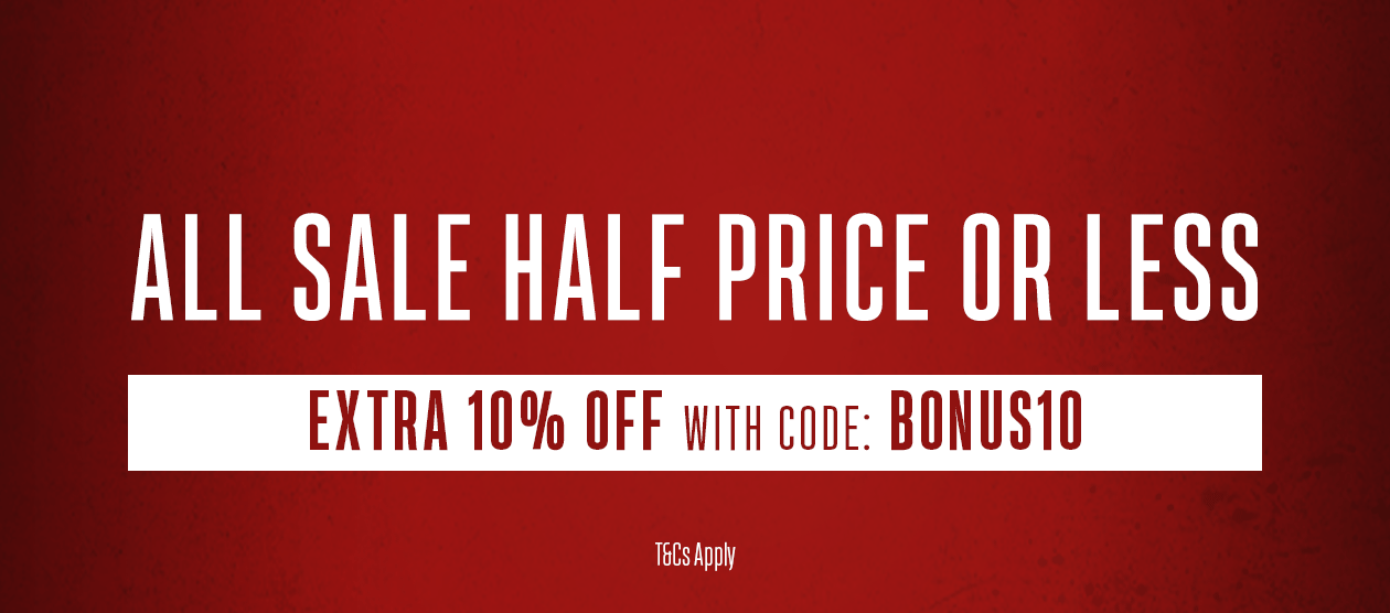 ALL SALE HALF PRICE OR LESS