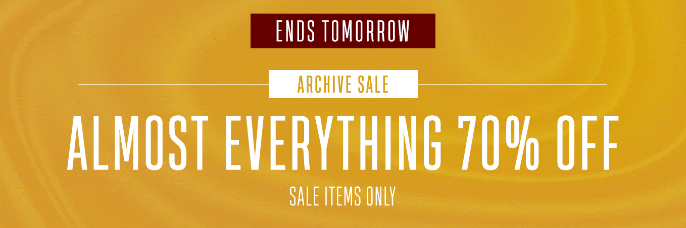 Almost Everything 70% Off