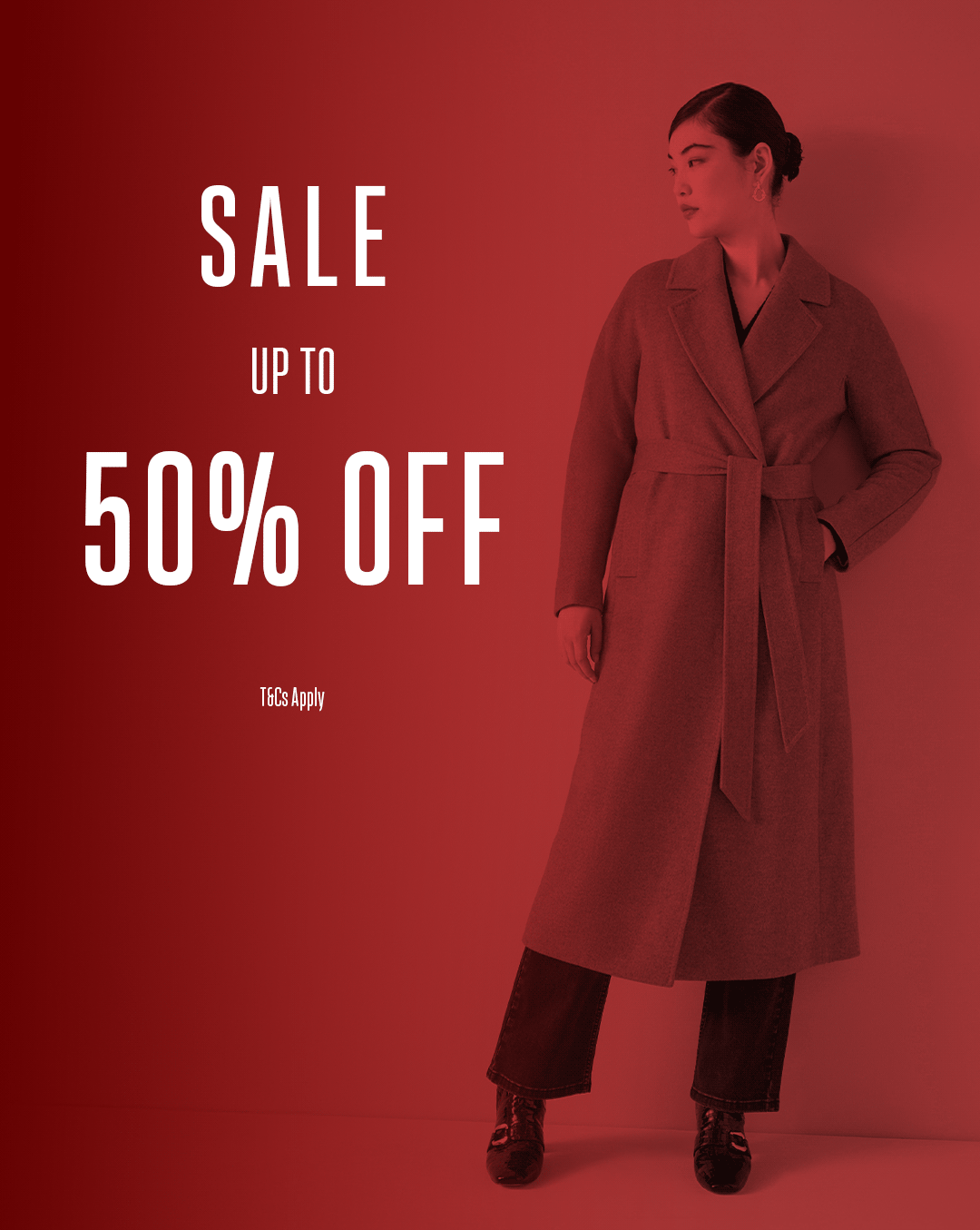 50% Off All Shoes & Boots