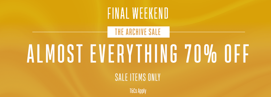 Almost Everything 70% Off