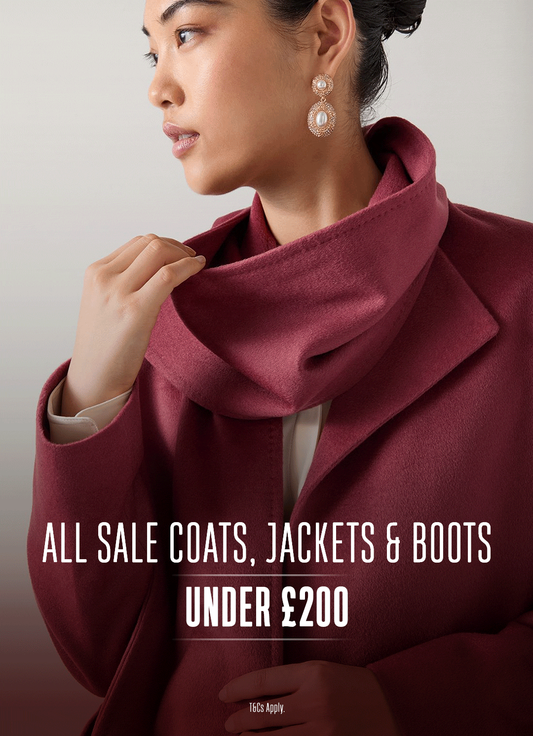 All Sale Coats, Jackets & Boots Under £200