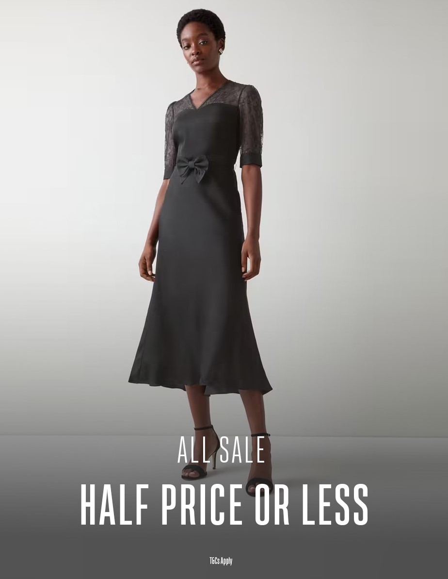 All Sale Half Price Or Less
