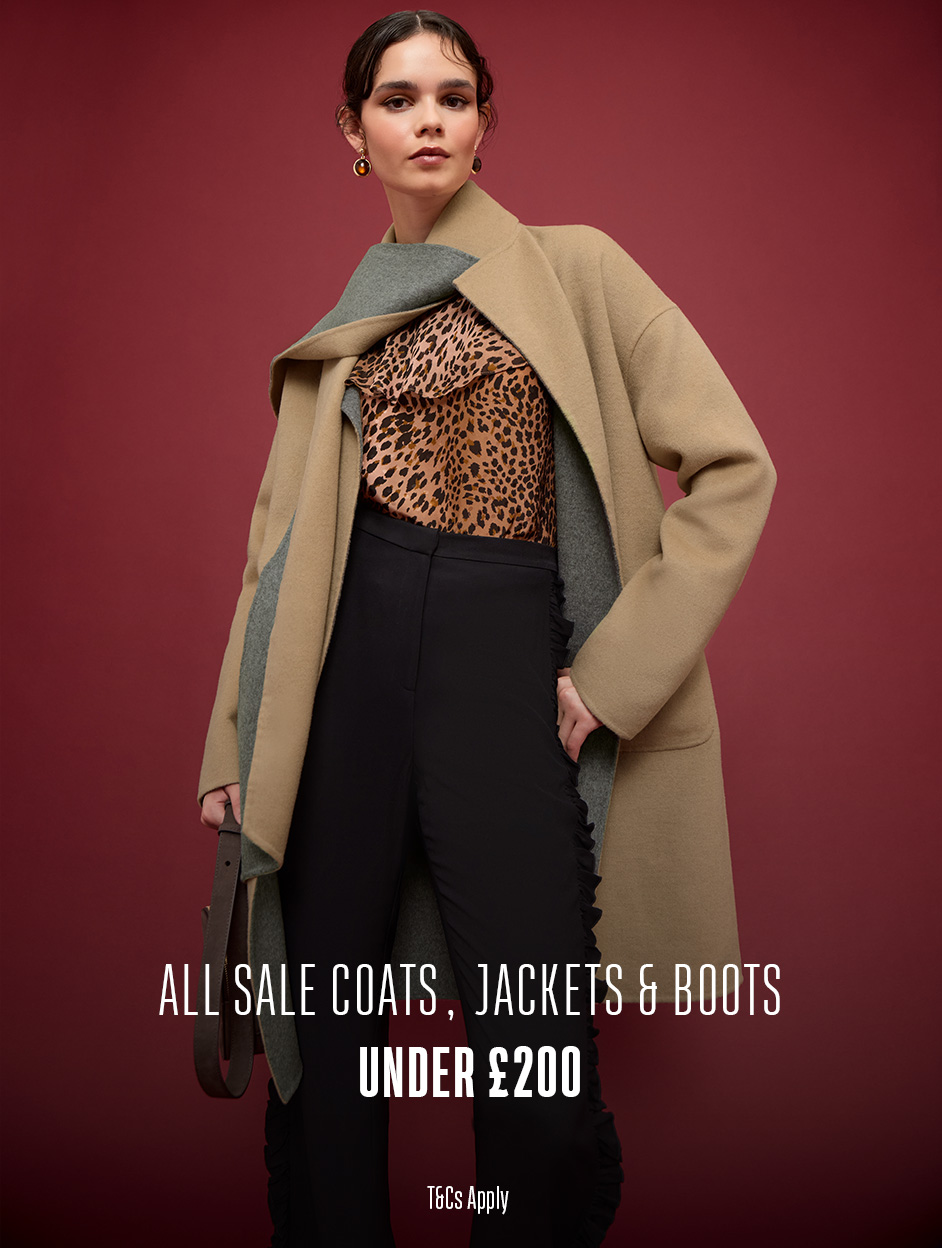 All Sale Coats, Jackets & Boots Under £200