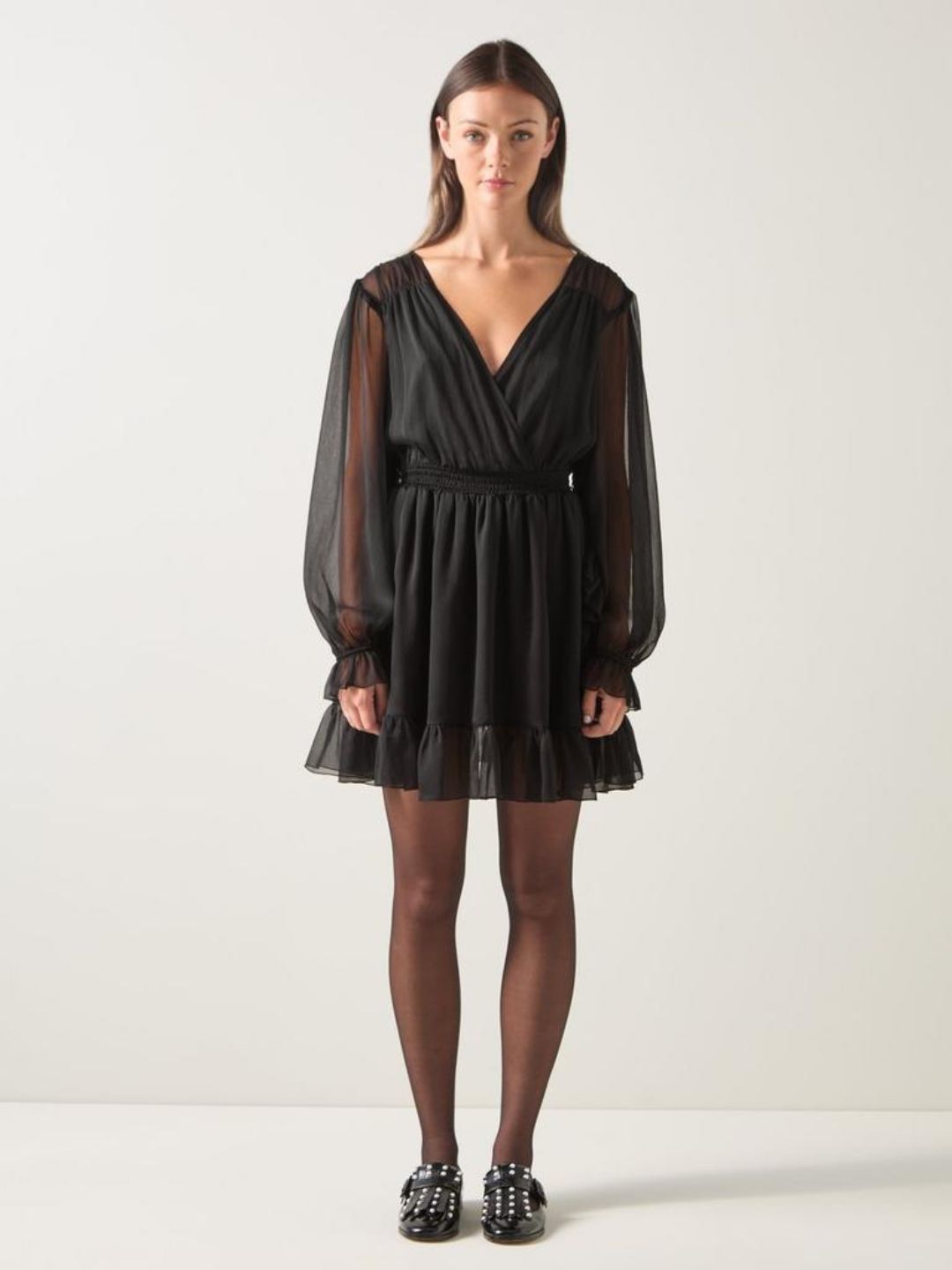 Bow Black Dress