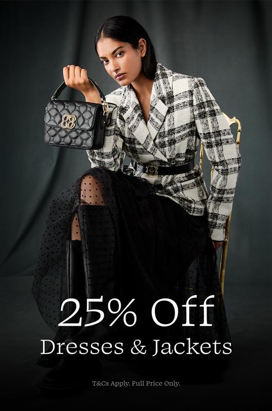 25% Off Dresses & Jackets