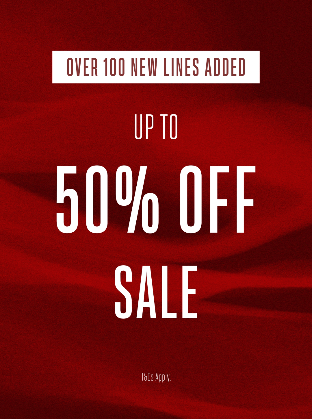 Up To 50% Off Sale