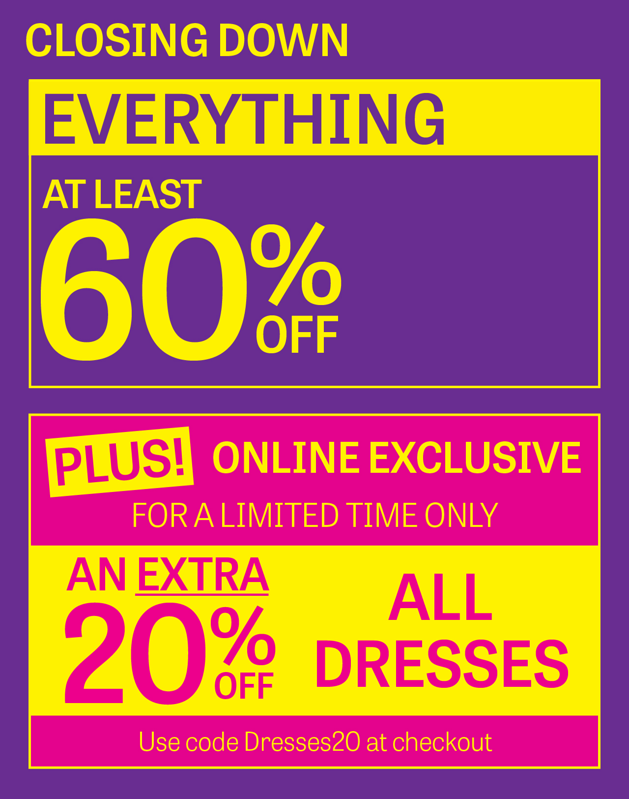 Everything Is At Least 60% Off