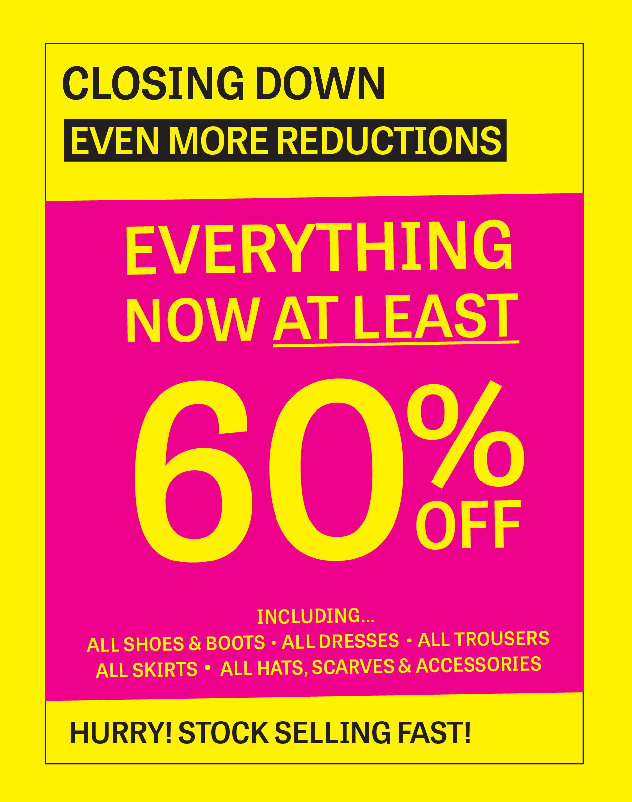 Everything Is At Least 60% Off