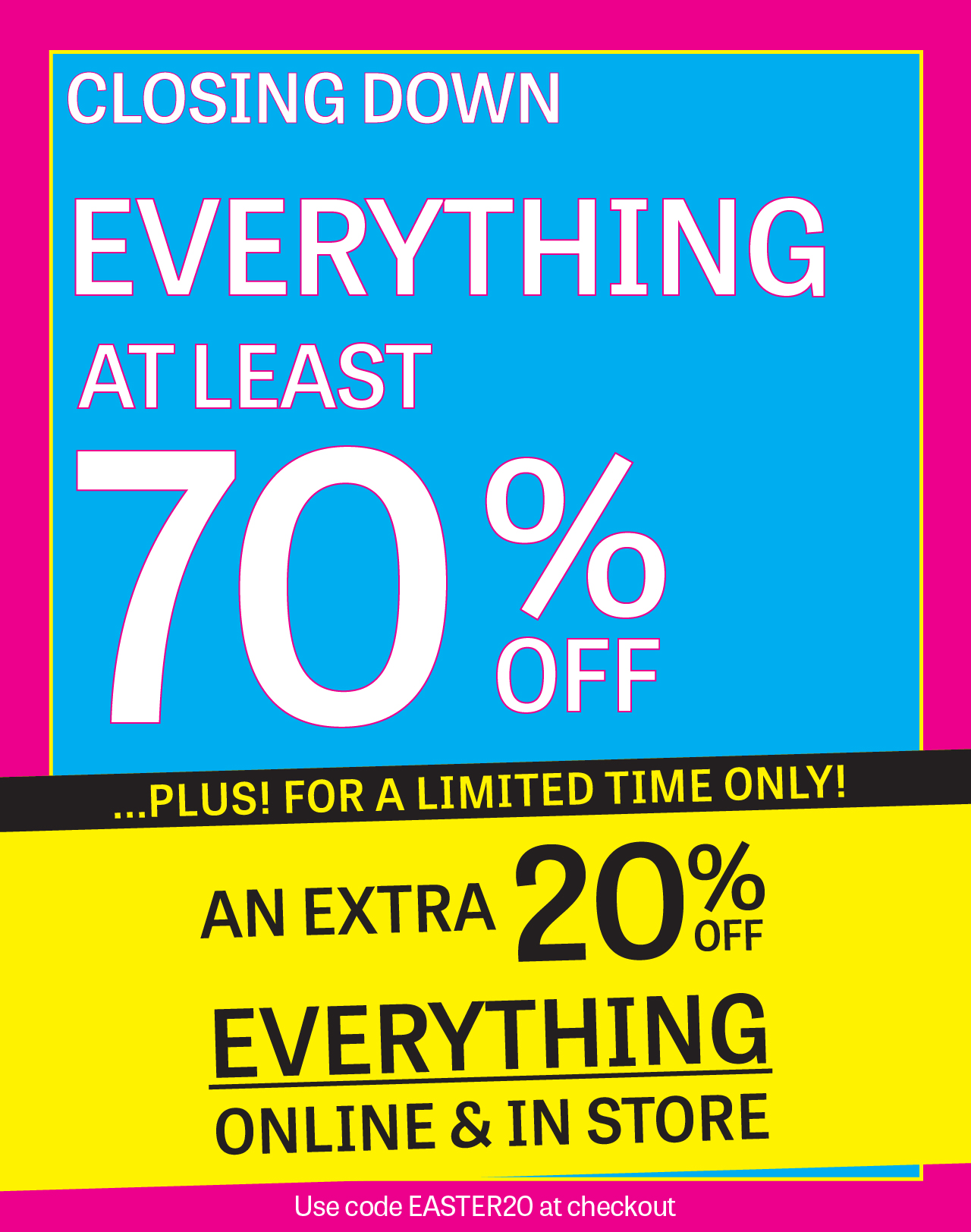 Extra 20% Off Everything 