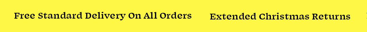 Free Standard Delivery On All Orders