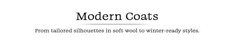 Modern Coats