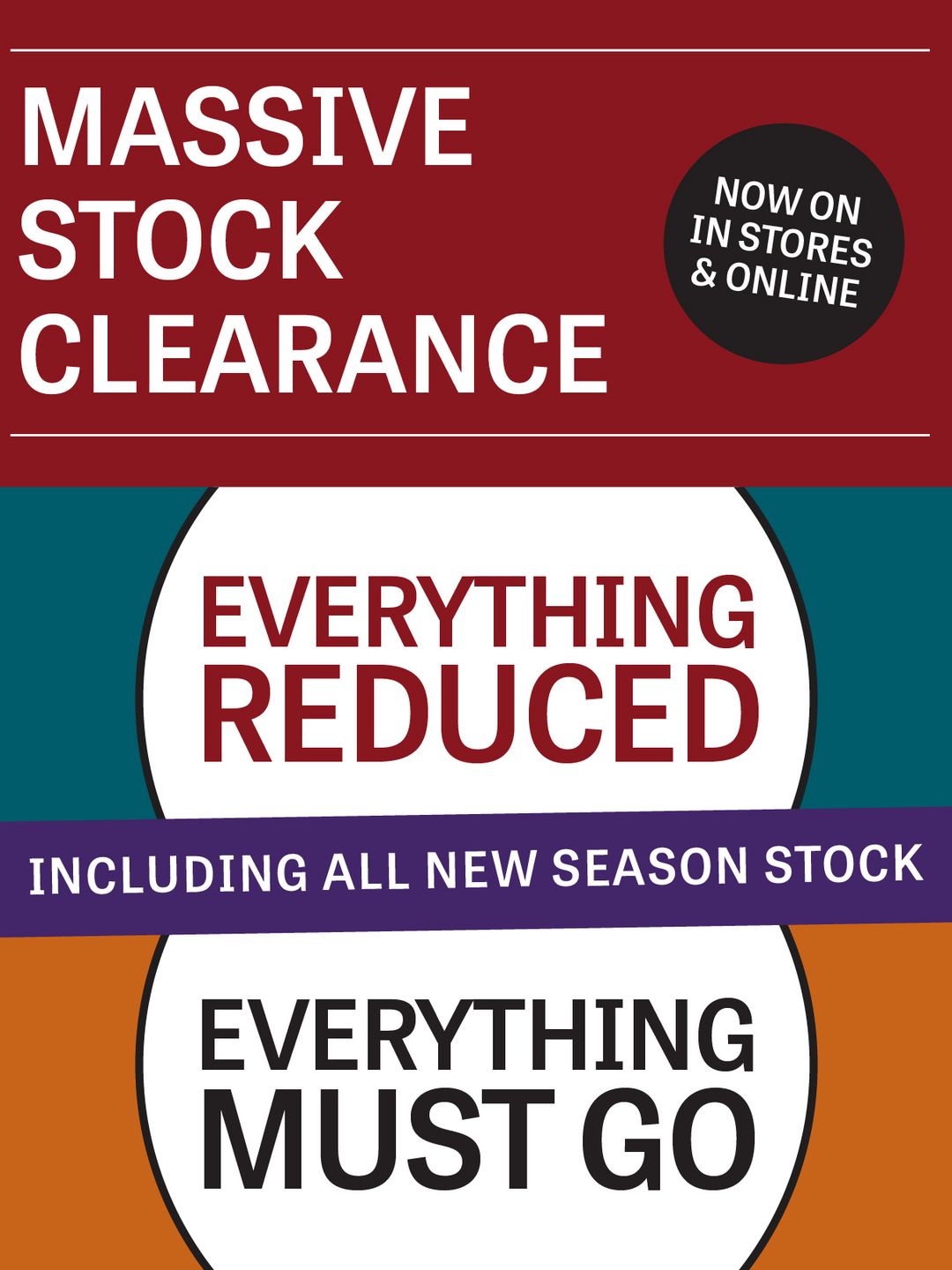 Massive Stock Clearance