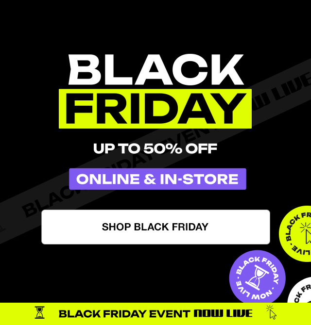 Black Friday Now Live! Up to 50% off the biggest brands!