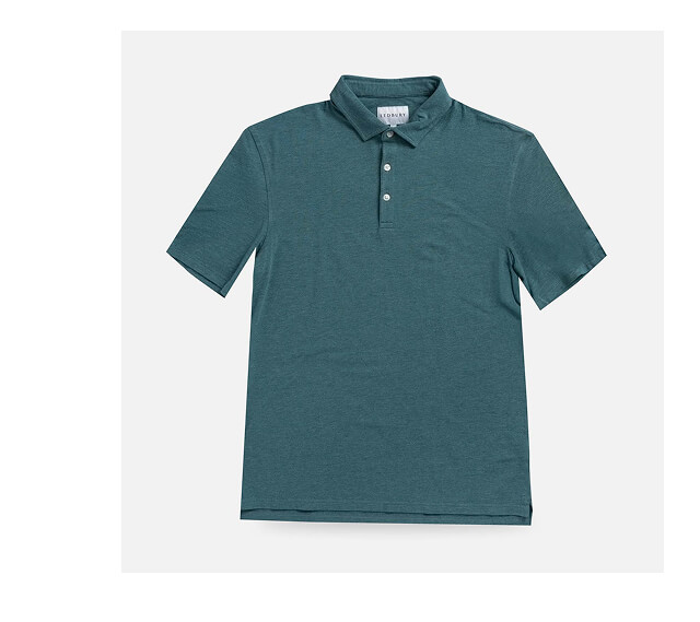 The Teal Freeman Knit Polo