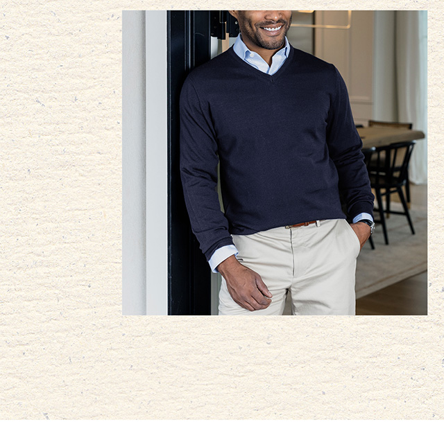 Navy Blue Emmons Sweater.