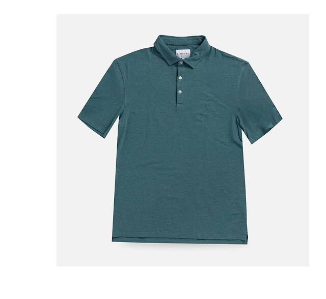 The Teal Freeman Knit Custom Polo