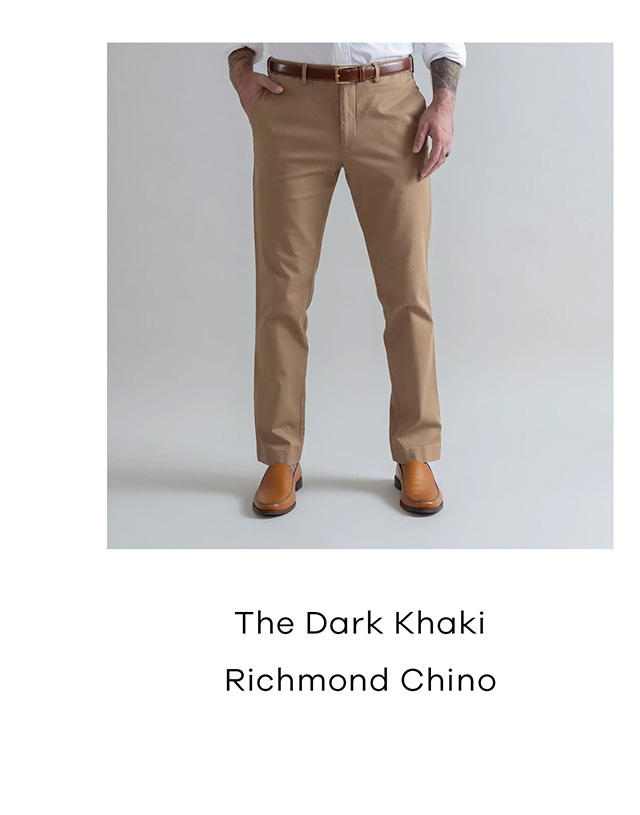 The Dark Khaki Richmond Chino