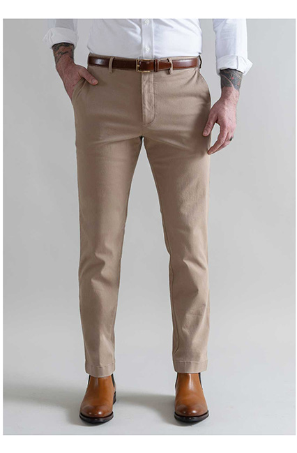 The Dark Khaki Stretch Chino