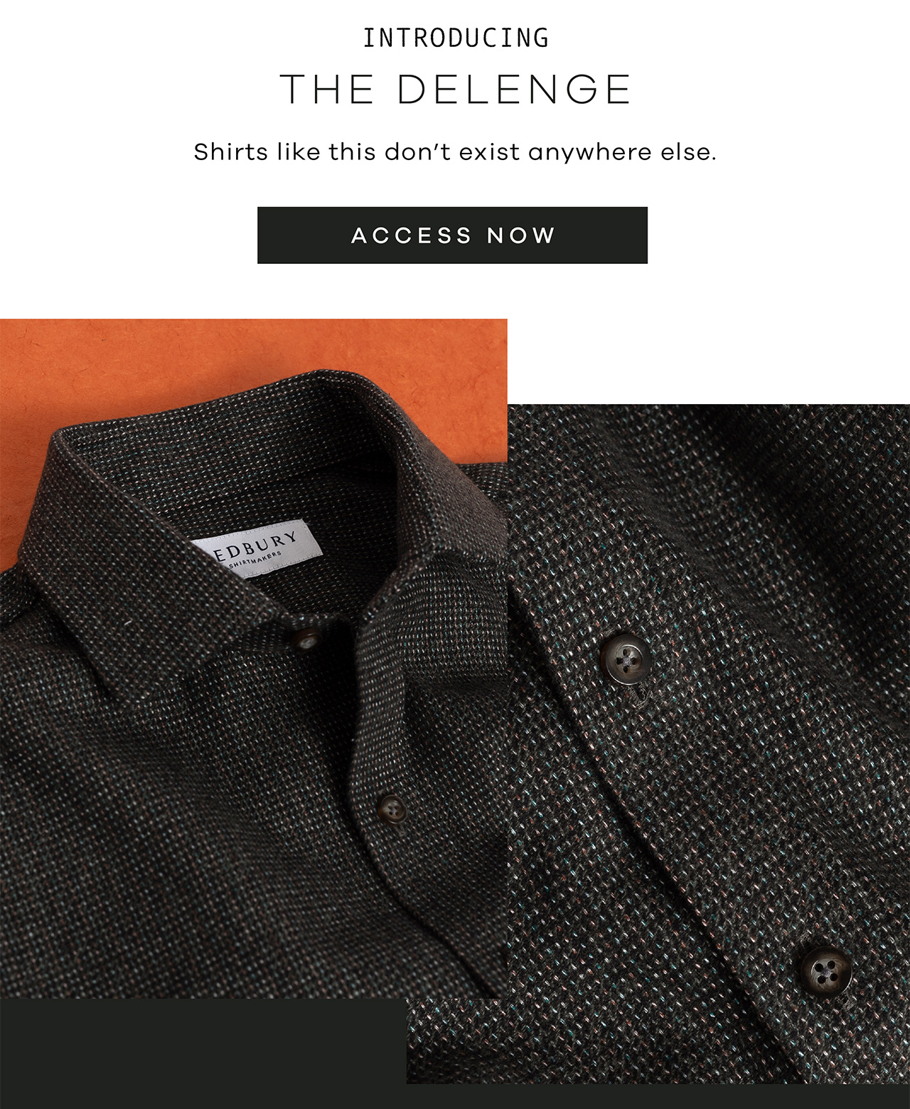 Introducing the Delenge. Shirts like this don't exist anywhere else. 