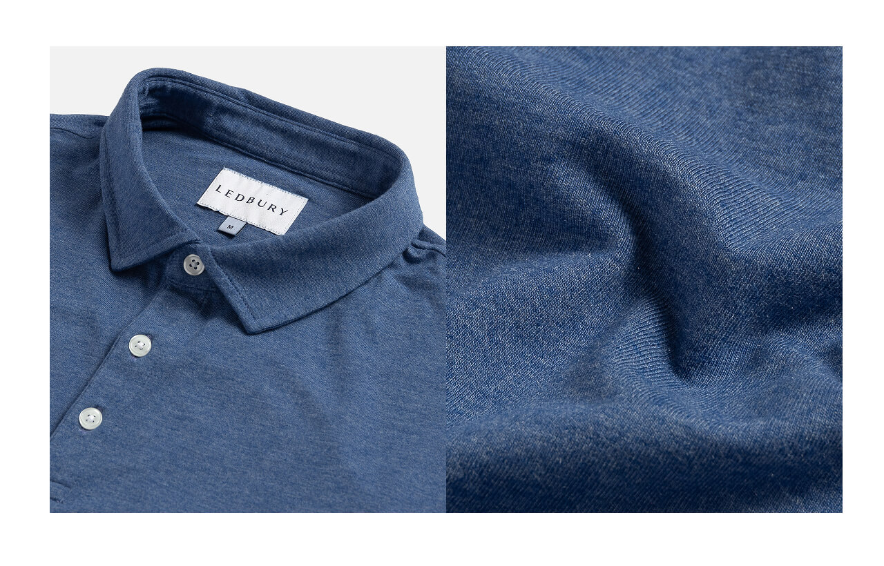 The Blue Freeman Knit Polo