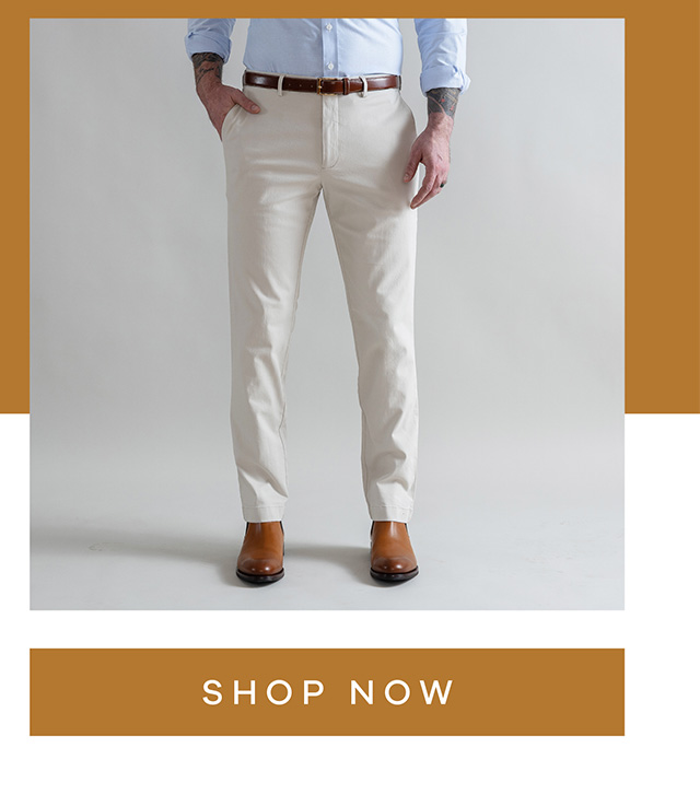 The Light Khaki Stretch Richmond Chino