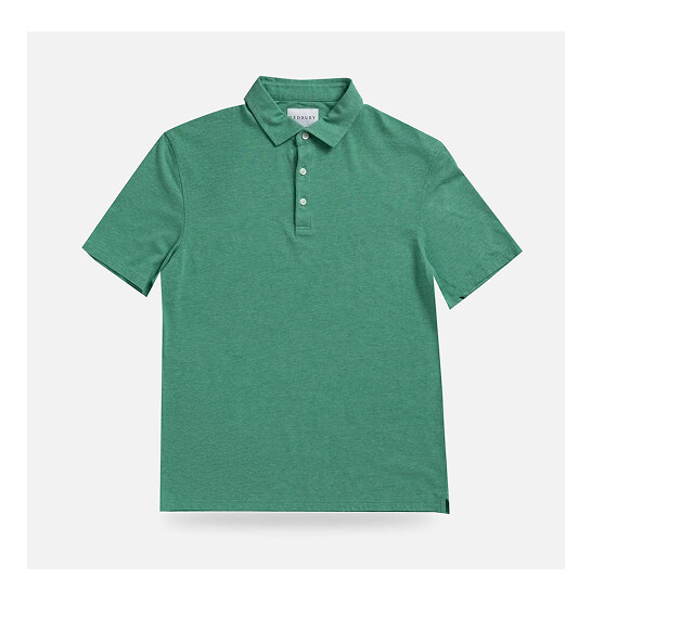 The Parakeet Green Freeman Knit Polo