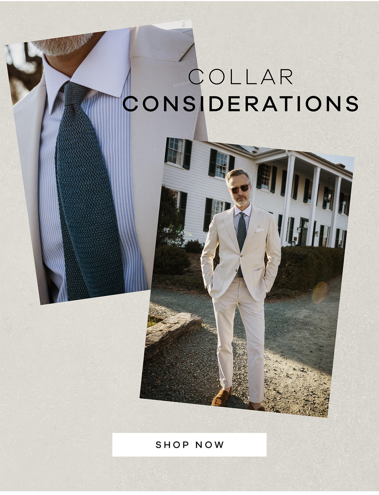 COLLAR CONSIDERATIONS. Shop Now.