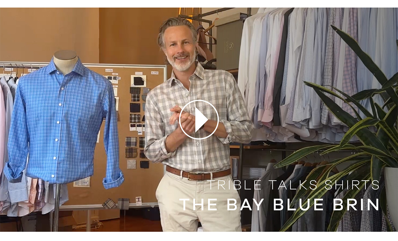 Trible Talks Shirts: THE BAY BLUE BRIN.