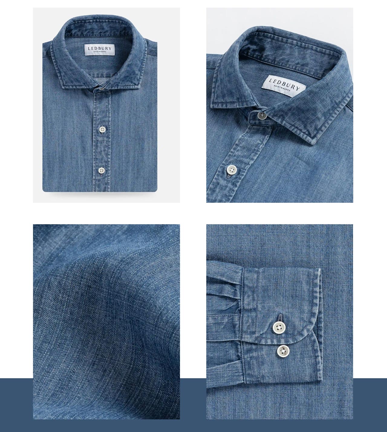The Blue Easton Denim Custom Shirt