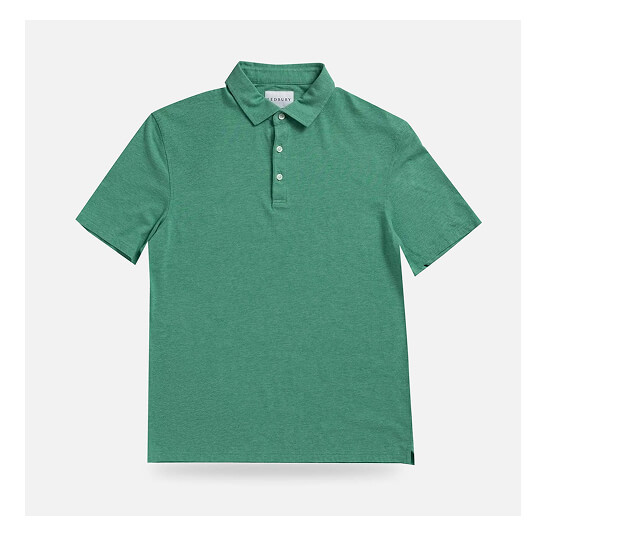 The Parakeet Green Freeman Knit Custom Polo