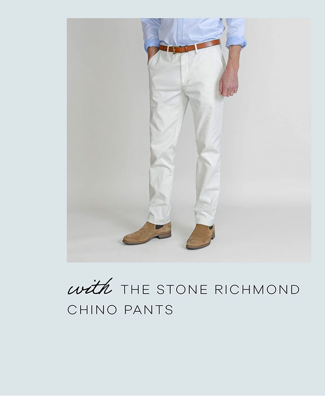 with the Stone Richmond Chino Pants