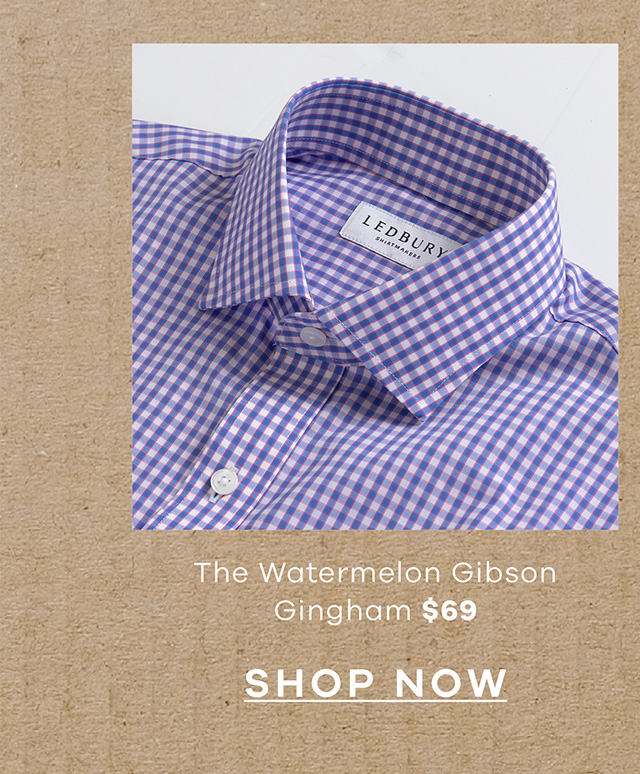 The Watermelon Gibson Gingham. $69. SHOP NOW.