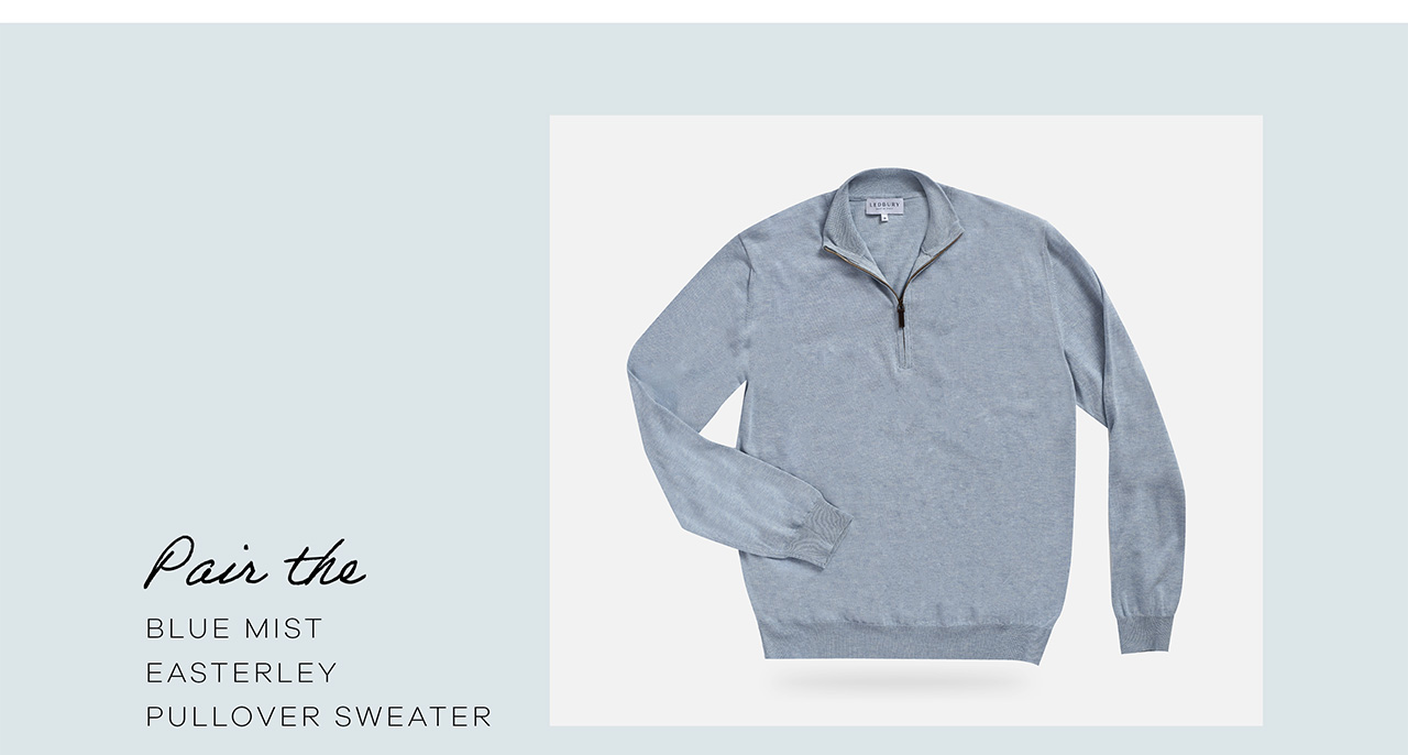 Pair the Blue Mist Easterley Pullover Sweater