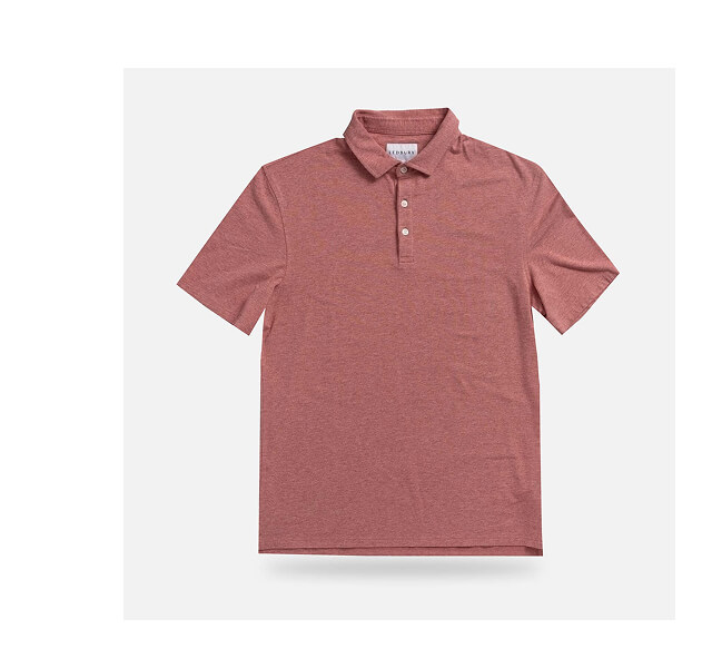 The Washed Red Freeman Knit Polo