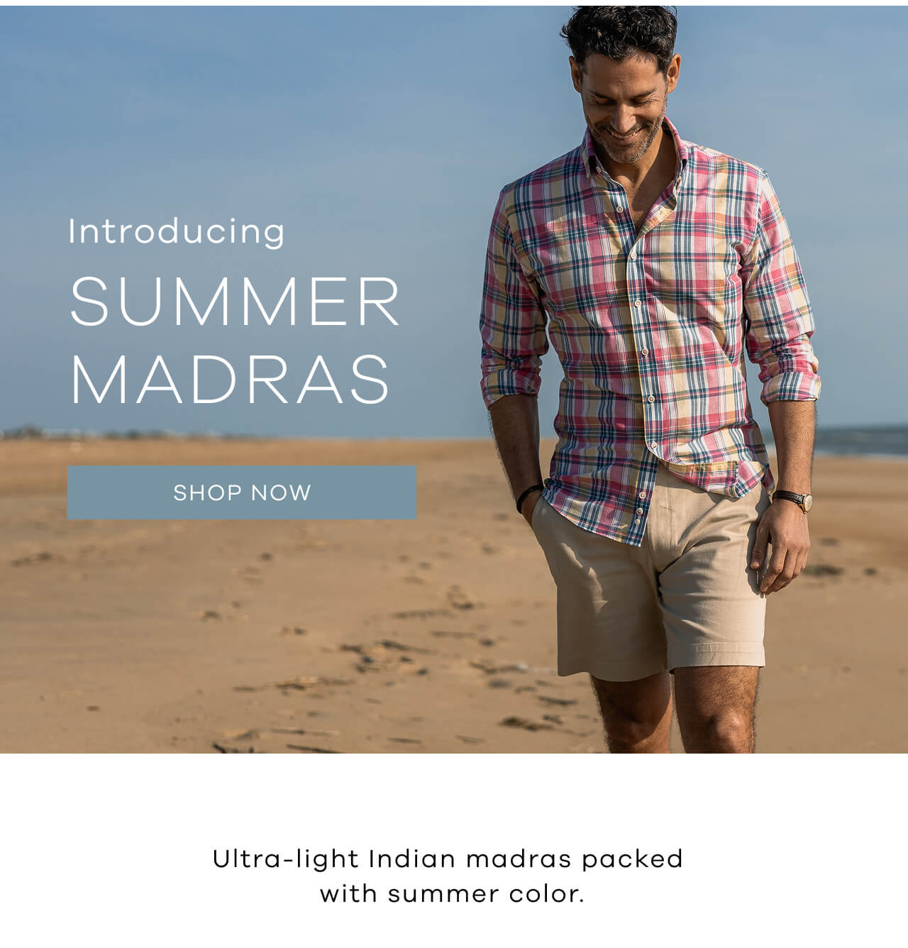 Introducing Summer Madras Ultra-Light Indian Madras Packed With Summer Color | Shop Now!