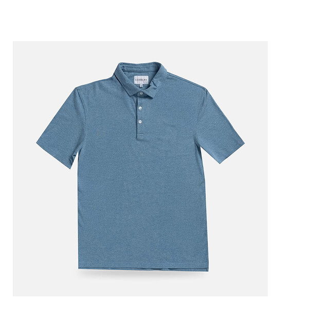 The Light Blue Freeman Knit Custom Polo