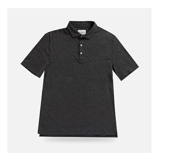 The Charcoal Grey Freeman Knit Polo