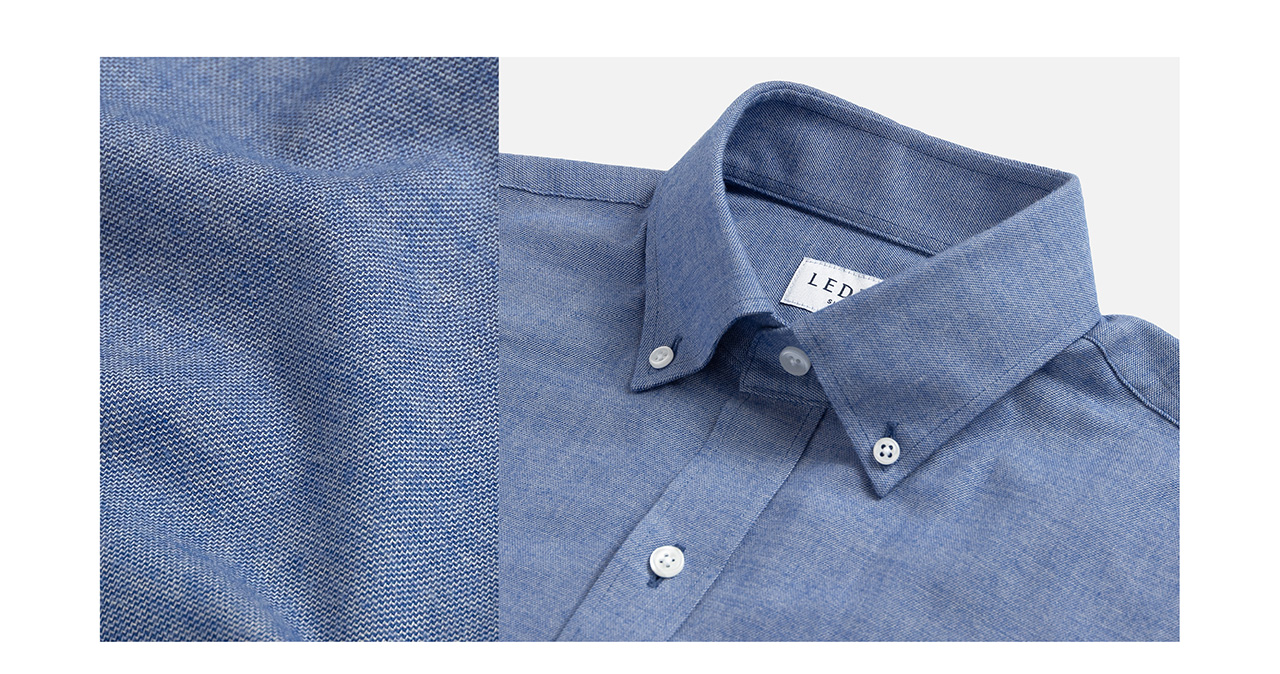 The Blue Heather Avondale Brushed Oxford Custom Shirt
