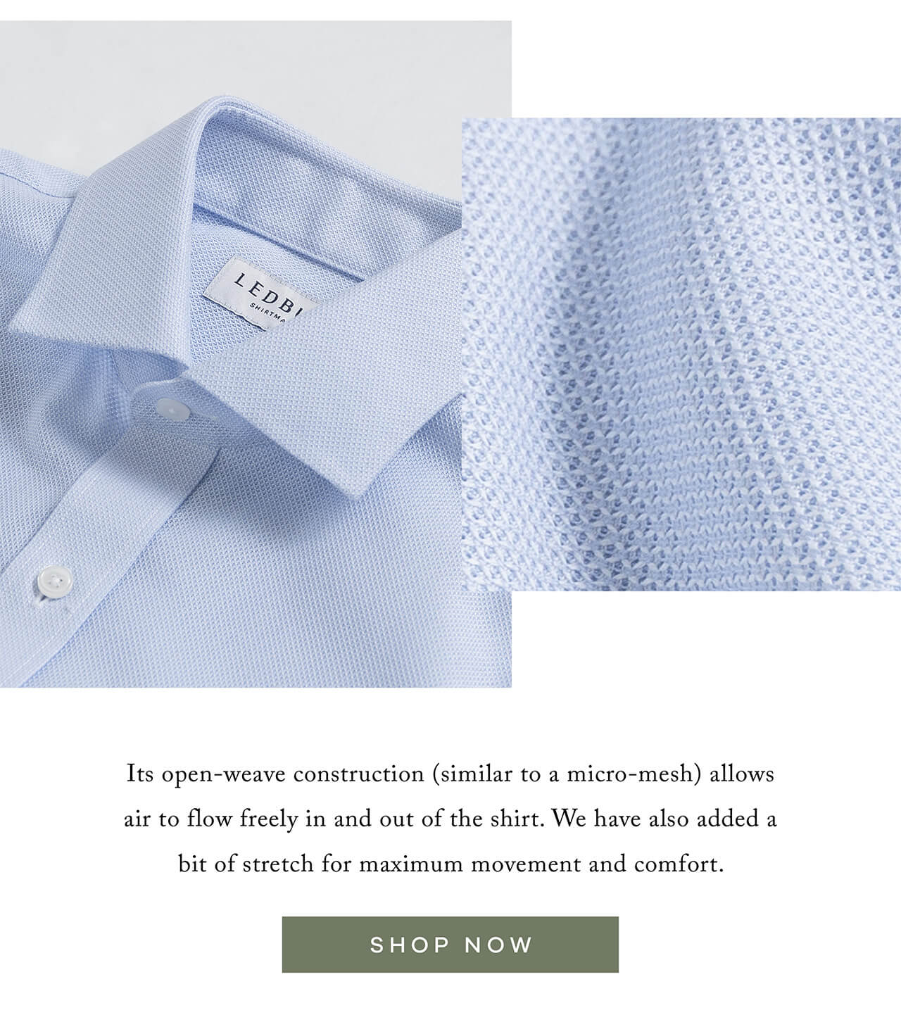 In Open-Weave Construction (Similar to a Micro-Mesh) Allows Air to Flow Freely In and Out of the Shirt. We Also Added a Bit of Stretch for Maximum Movement and Comfort | SHOP NOW!
