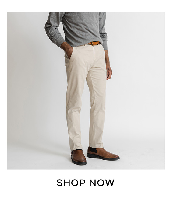 Tan Richmond Chino Pants. SHOP NOW.