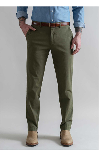 The Olive Stretch Twill Chino