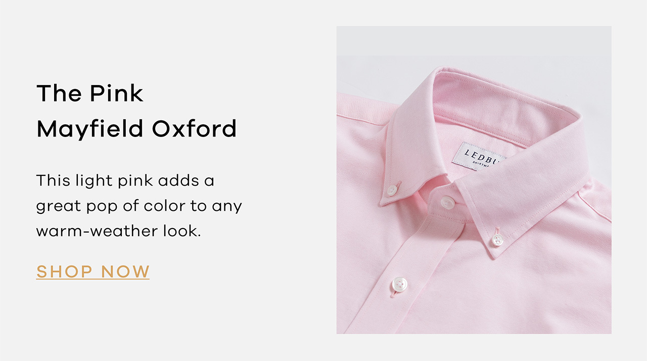 THE PINK MAYFIELD OXFORD.
