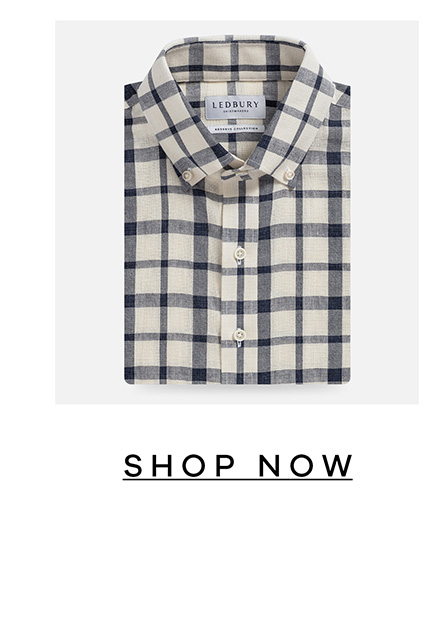 THE IVORY ALBIATE FLETCHER WINDOWPANE. SHOP NOW.