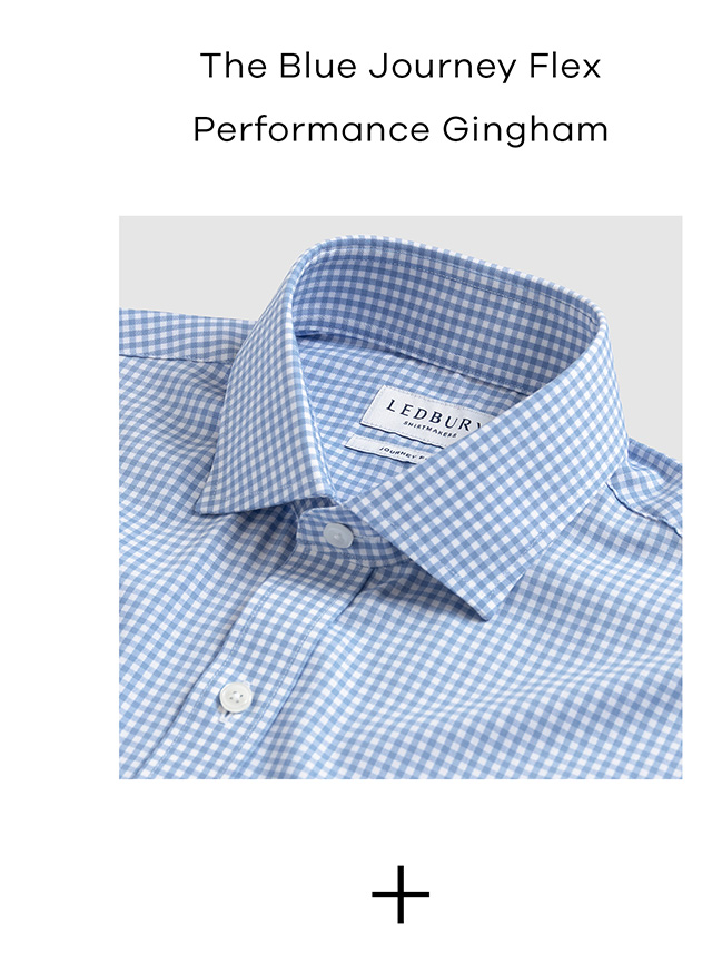 The Blue Journey Flex Performance Gingham