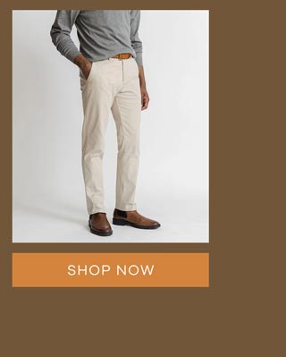 Tan Richmond Chino Pants. SHOP NOW.