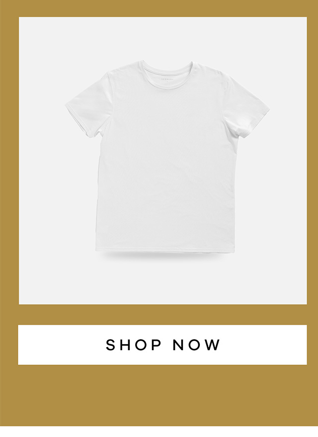 White Crew Neck Undershirt. SHOP NOW.